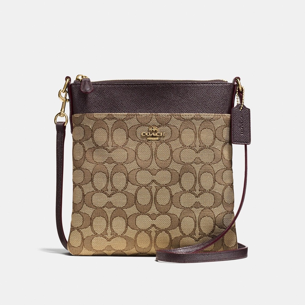 Coach Kitt Messanger Crossbody In Signature Jacquard